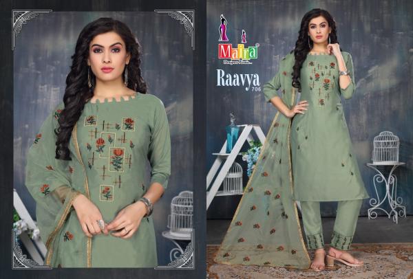 Maira Raavya 7 Designer Festive Wear Silk Readymade Salwar 